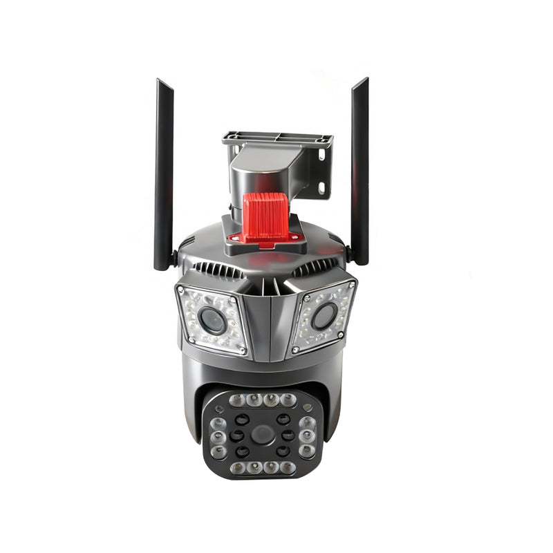 T-DAY Cámara de seguridad Con tres lente (12Mpx HD)