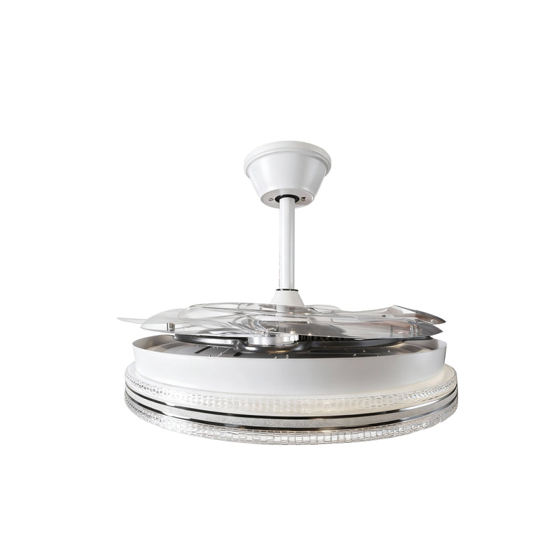 Ventilador de Techo 42'' con Luz 36W y Aspas Invisibles – D030