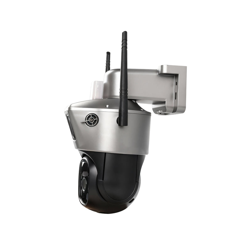 T-DAY 4G Cámara de seguridad solar Con doble lente