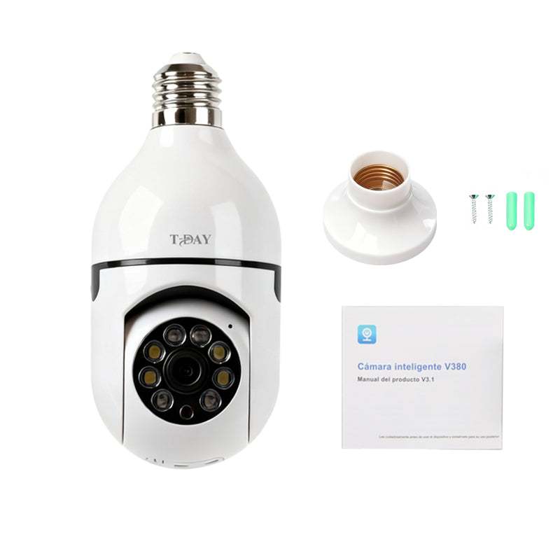 T-DAY  Tipo de bombilla Cámara de seguridad interior  (2Mpx)