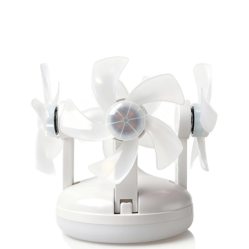 T-DAY 60W Lámpara-Ventilador con 4 cabezas y diseño de dron