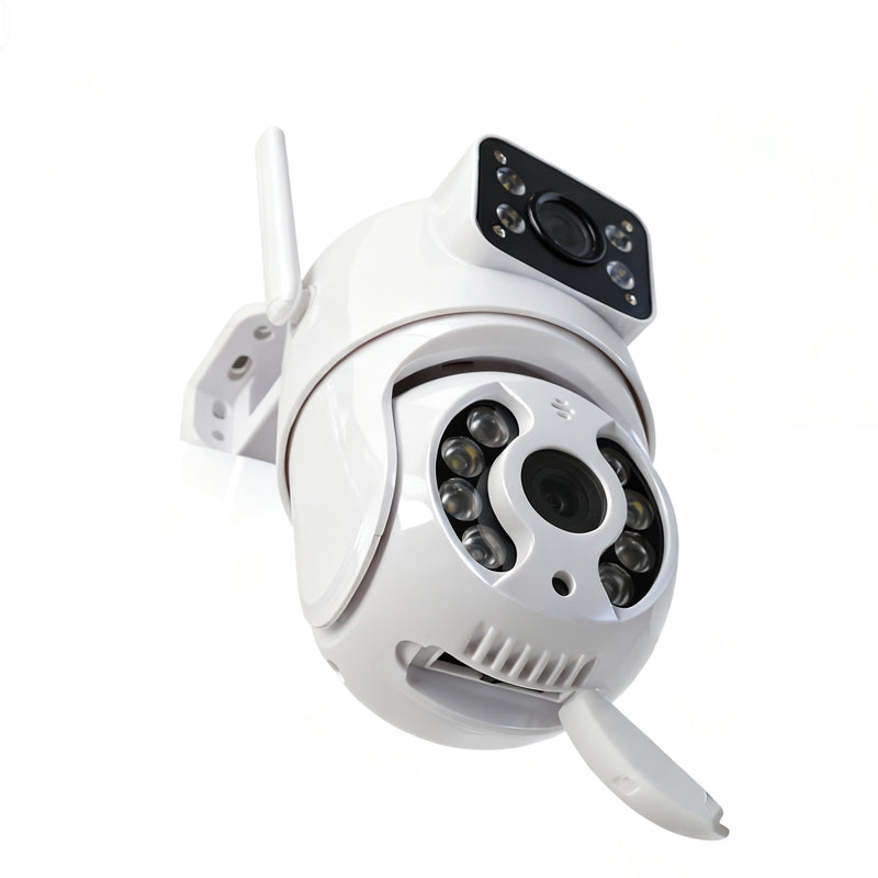 T-DAY 6Mpx Cámara de seguridad Impermeable Con doble lente