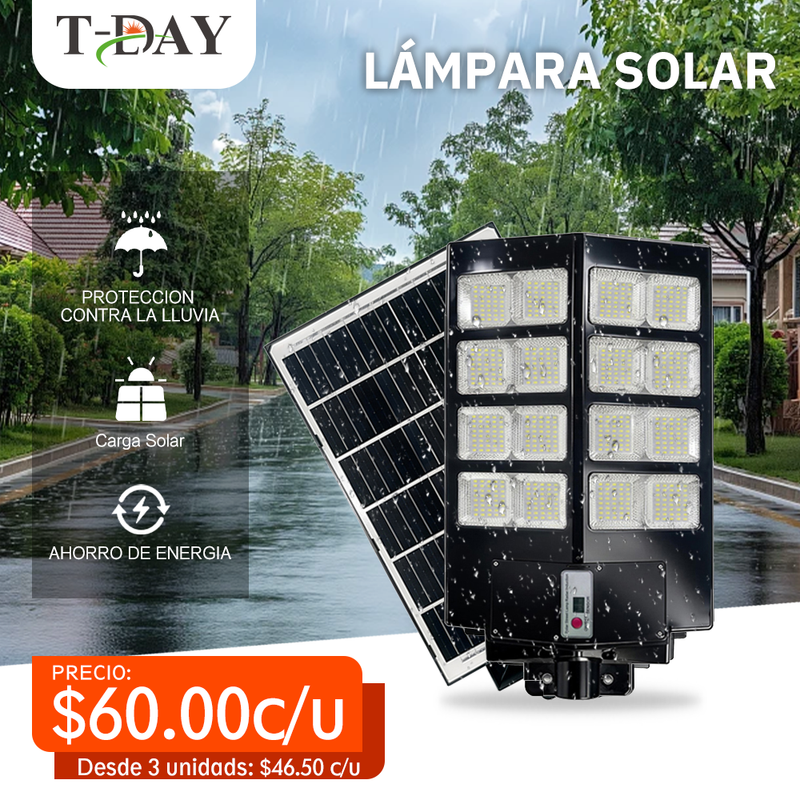 T-DAY 3000w Lámpara Solar Exterior de ángulo amplio