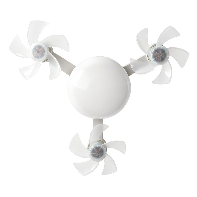 T-DAY 50W Lámpara-Ventilador con 3 cabezas y diseño de dron