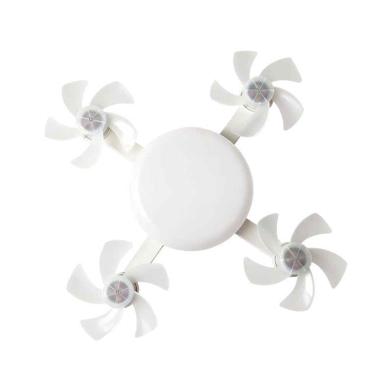 T-DAY 60W Lámpara-Ventilador con 4 cabezas y diseño de dron