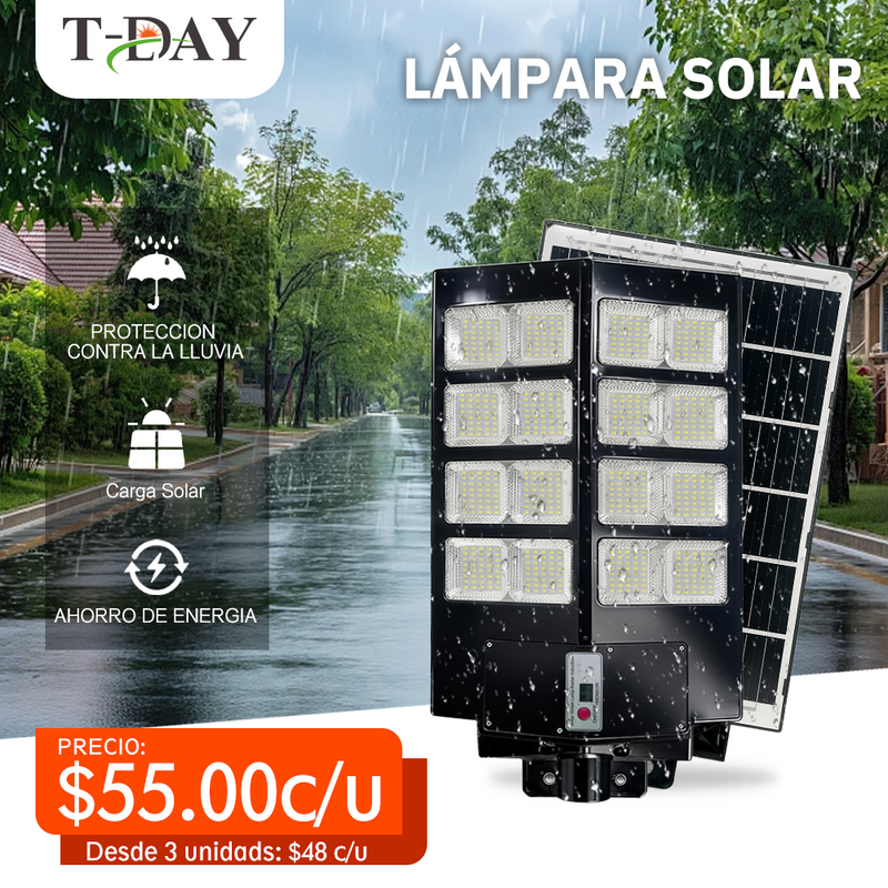 T-DAY 3000w Lámpara Solar Exterior de ángulo amplio