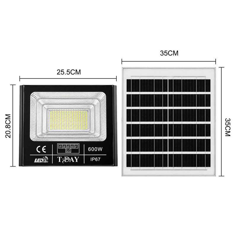 T-DAY Reflector Solar de Aluminio Die-cast de 600W