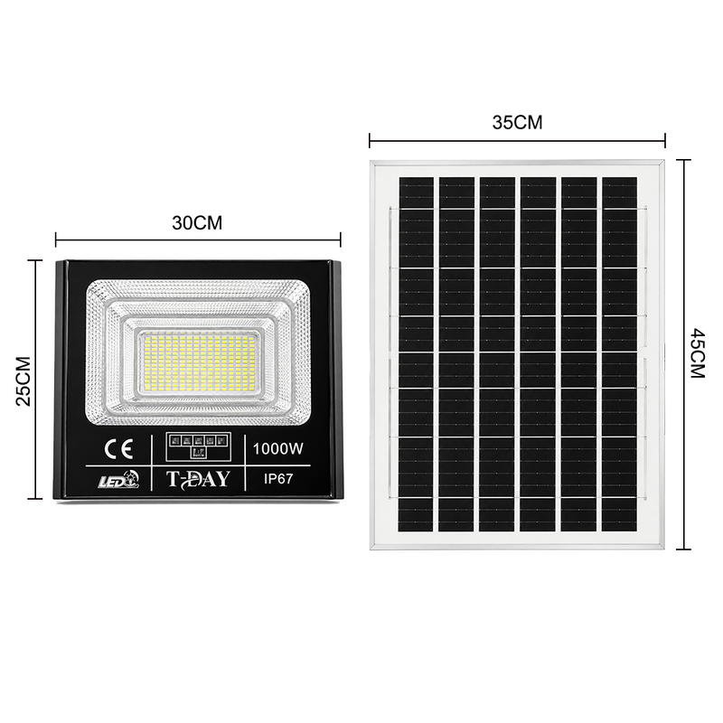 T-DAY Reflector Solar de Aluminio Die-cast de 1000W