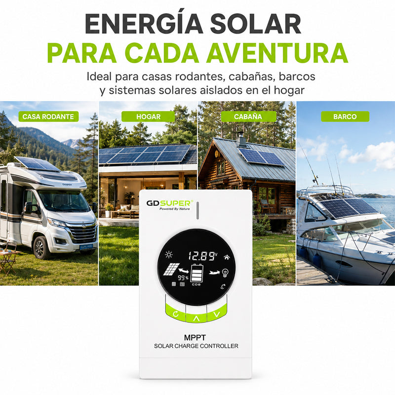 T-DAY Controlador Solar MPPT 30A (12V/24V)
