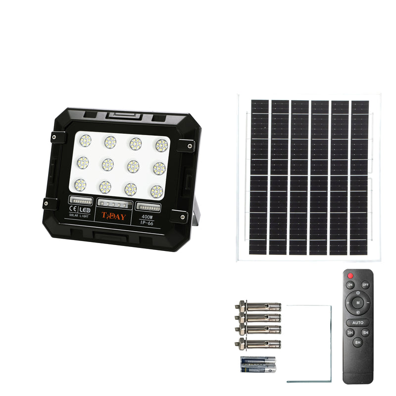 T-DAY Reflector Solar de 400W en ABS con funcionalidad completa