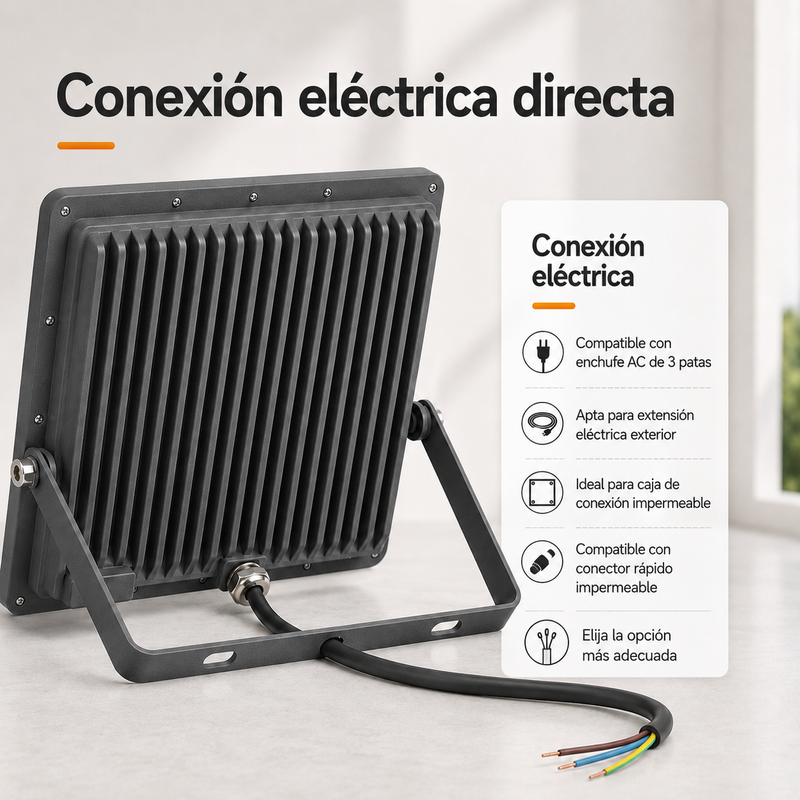 T-DAY Reflector LED Enchufable 600W