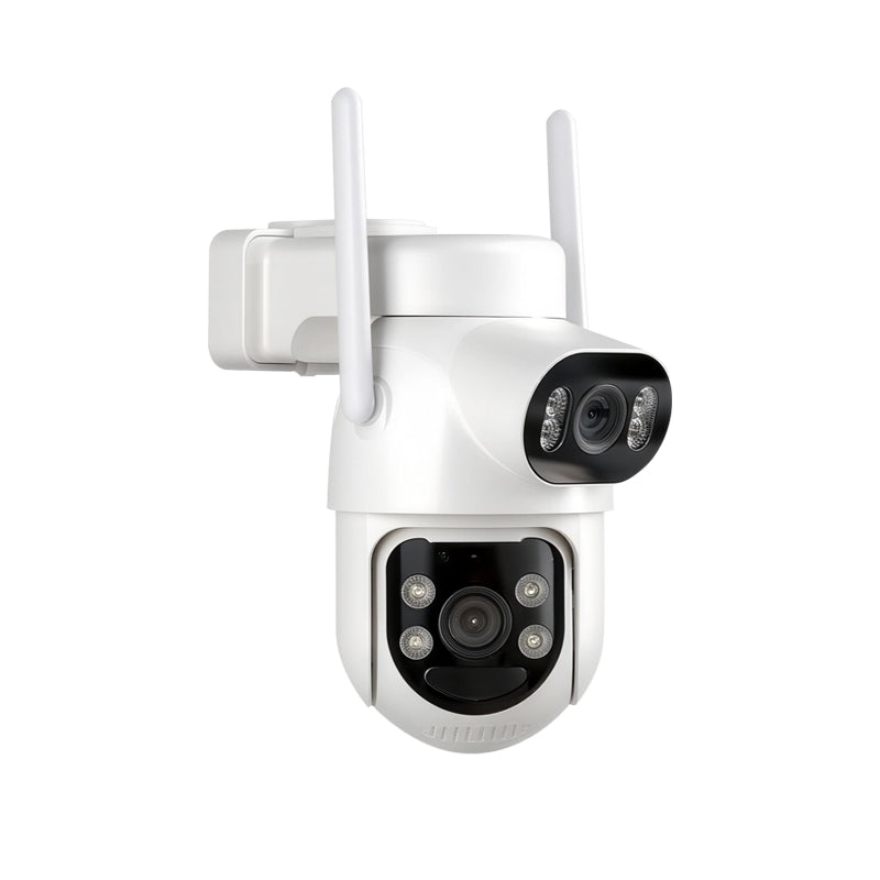 T-DAY 4G Cámara de Seguridad Solar Con doble lente (10Mpx HD)