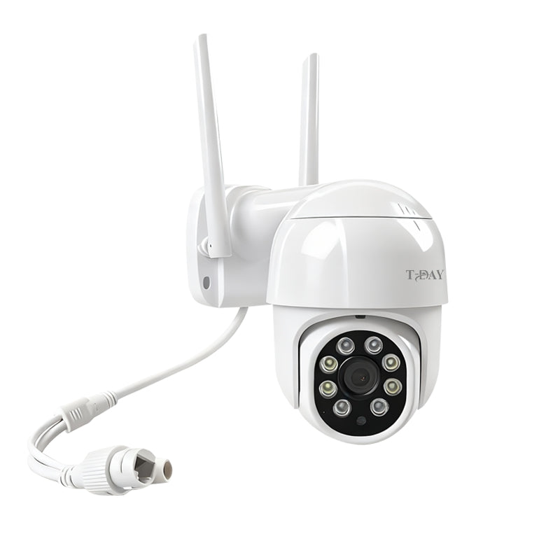 T-DAY IP67 Cámara de seguridad Impermeable  Con WiFi 12V (2Mpx)