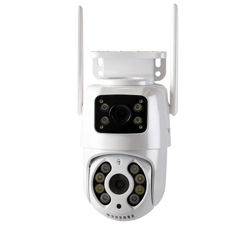 T-DAY 6Mpx Cámara de seguridad Impermeable Con doble lente