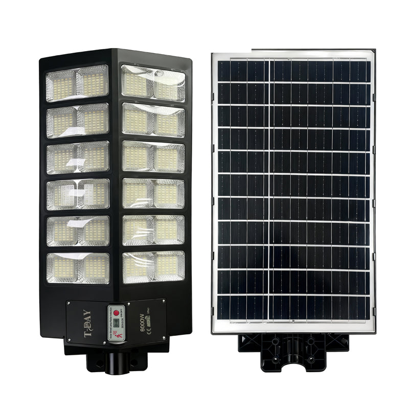 T-DAY 6000w Lámpara Solar Exterior de ángulo súper amplio