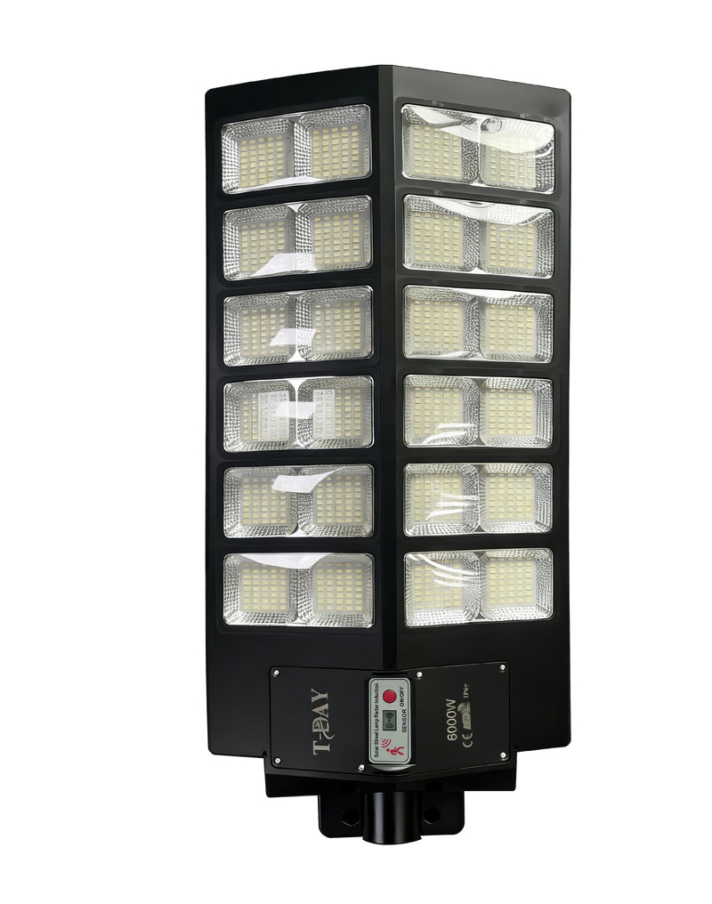 T-DAY 6000w Lámpara Solar Exterior de ángulo súper amplio