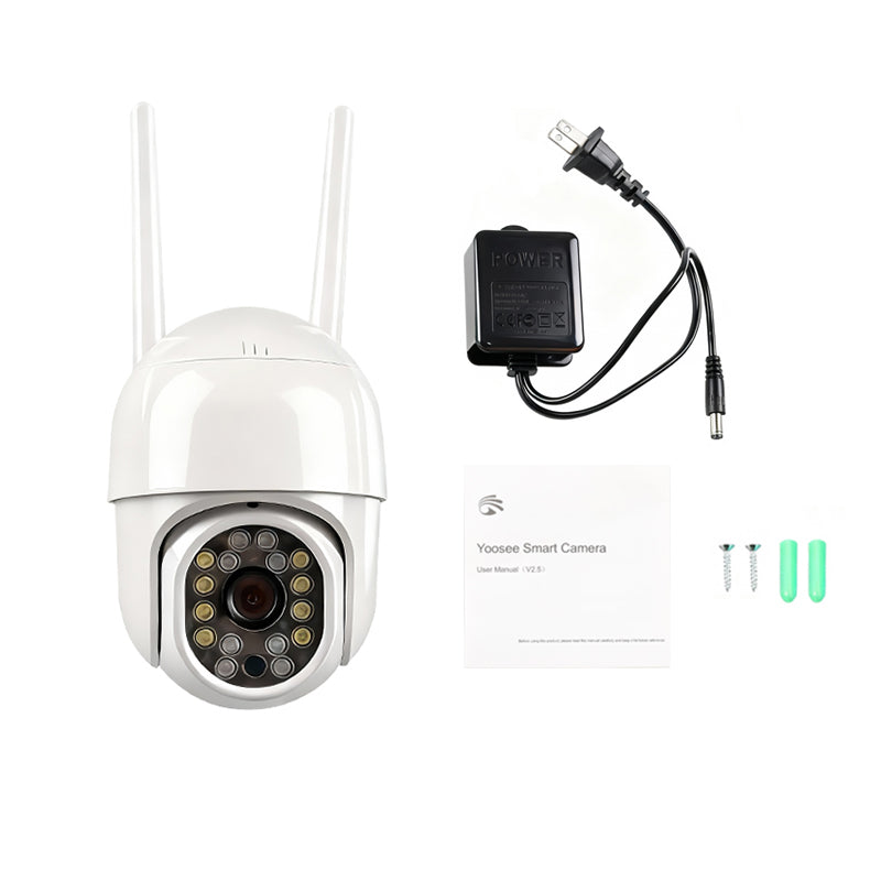 T-DAY Cámara WIFI Exterior 3MP IP67 con Seguimiento Inteligente