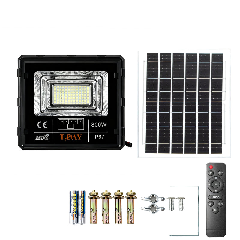 T-DAY Reflector Solar de 800W en ABS equipado con mando a distancia