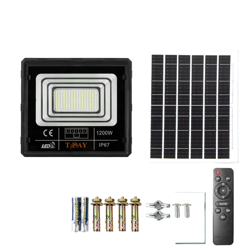 T-DAY Reflector Solar de 1200W en ABS equipado con mando a distancia