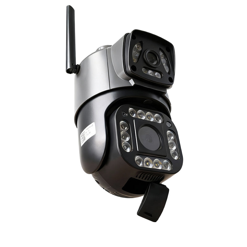 T-DAY 4G/Wi-Fi Cámara de seguridad Con doble lente (8Mpx HD)