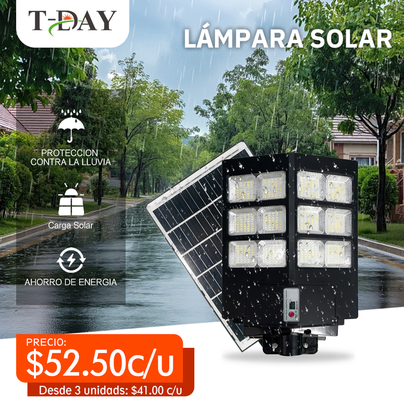 T-DAY 2000w Lámpara Solar Exterior de ángulo amplio