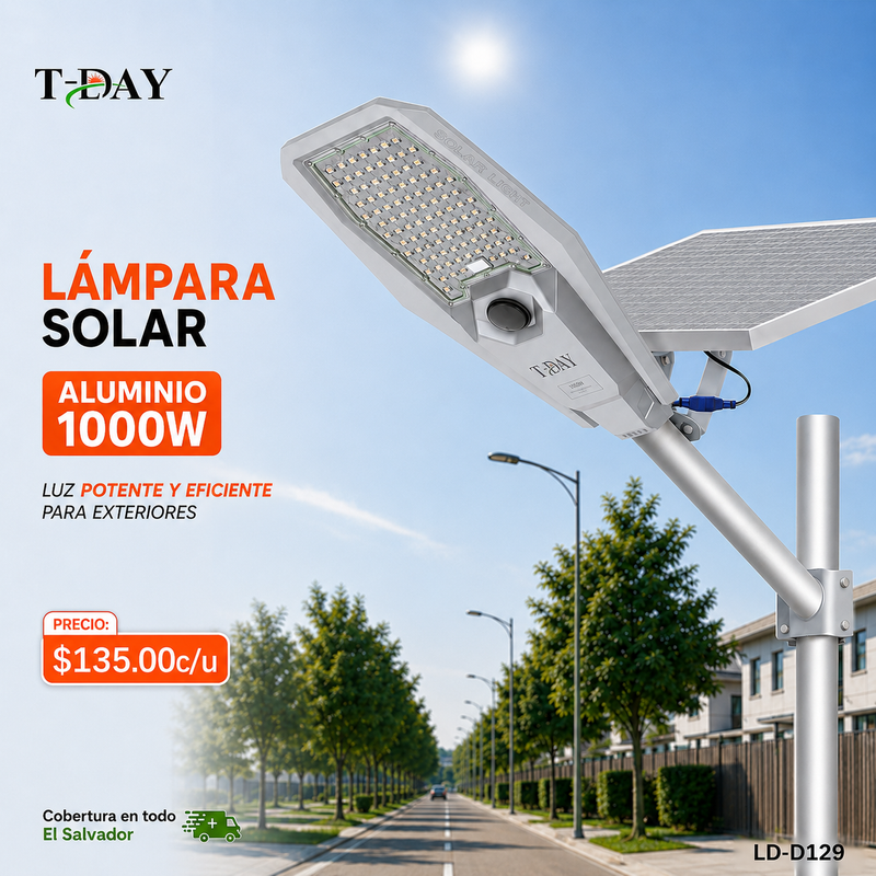 T-DAY Lámpara Solar 1000W Serie Interestelar Premium
