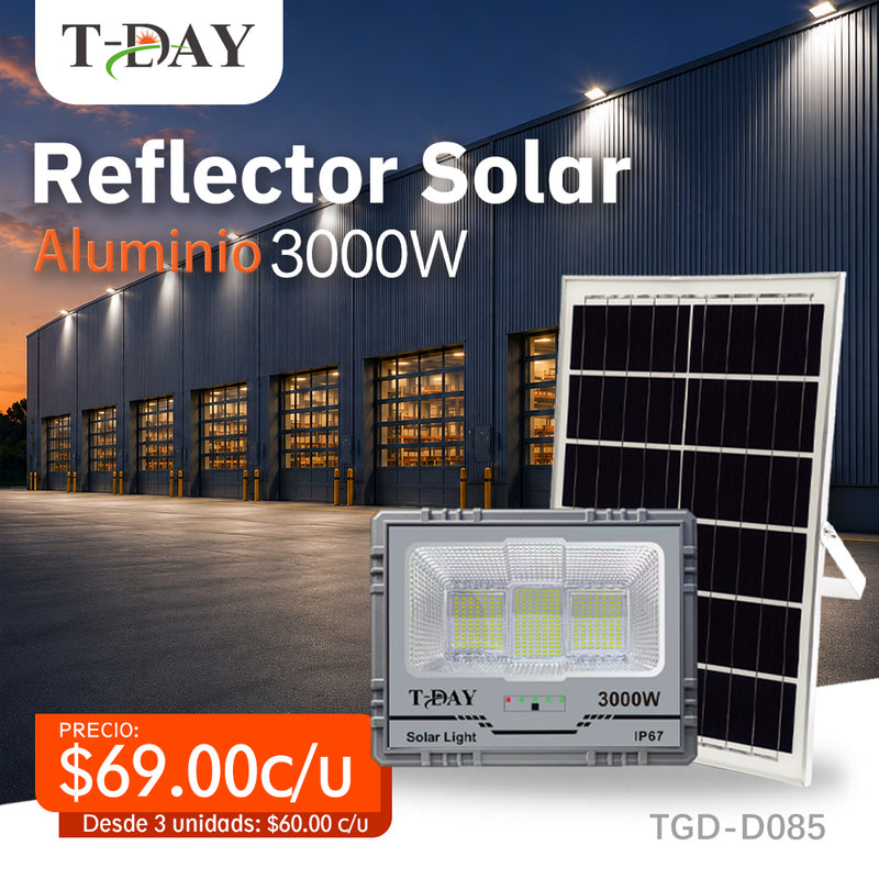 T-DAY Reflector solar de aluminio 3000W - Serie Tiangong 1