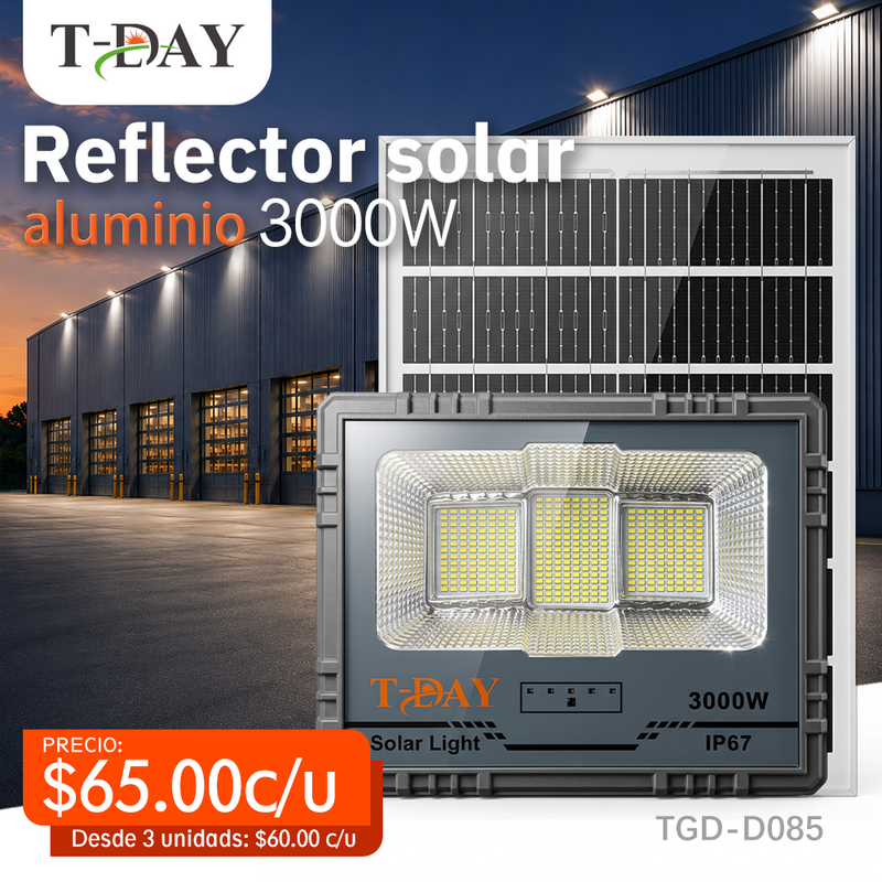 T-DAY Reflector solar de aluminio 3000W - Serie Tiangong 1