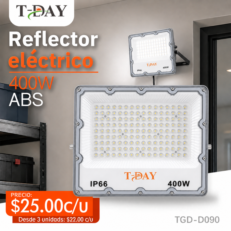 T-DAY Reflector LED Enchufable 400W