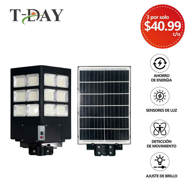 T-DAY 2000w Lámpara Solar Exterior de ángulo amplio