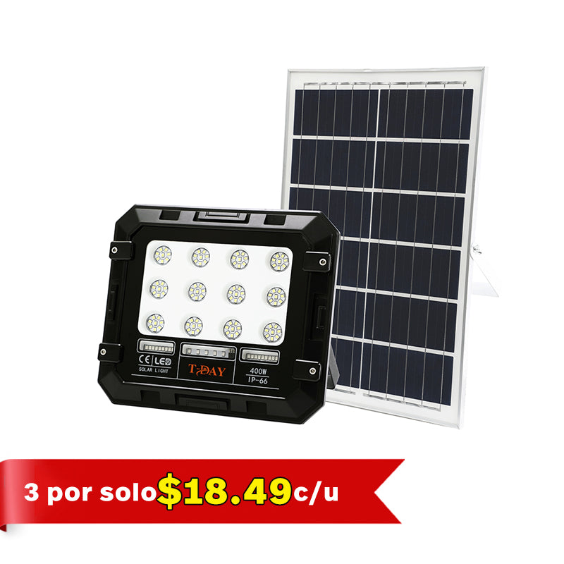 T-DAY Reflector Solar de 400W en ABS con funcionalidad completa