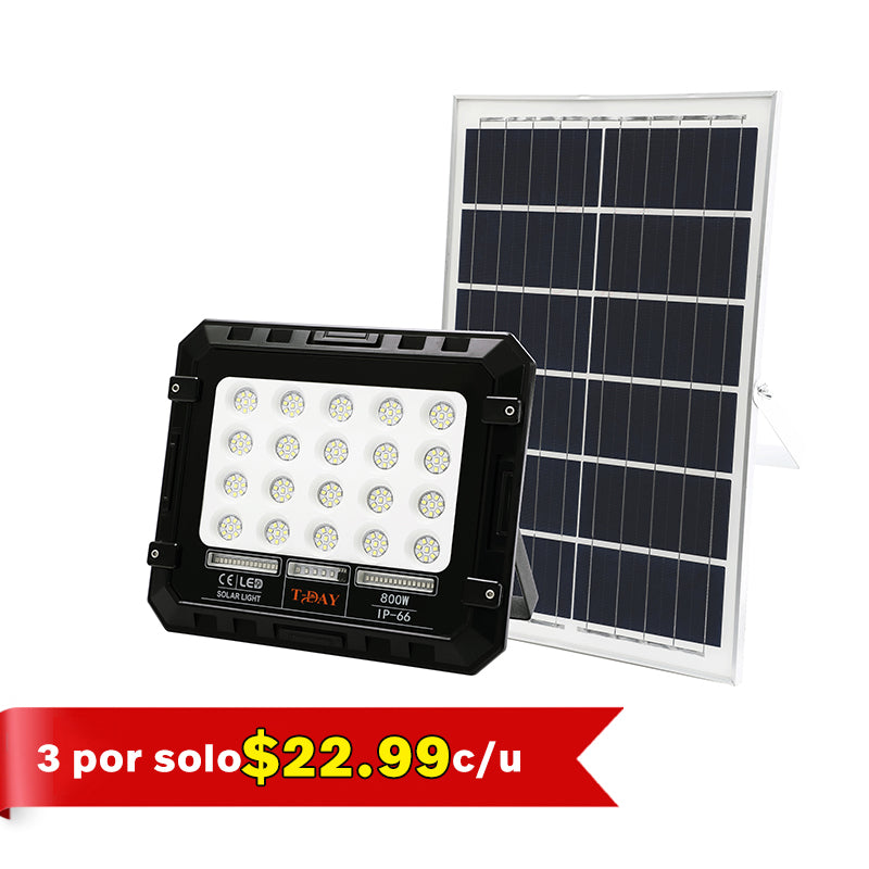 T-DAY Reflector Solar de 800W en ABS con funcionalidad completa