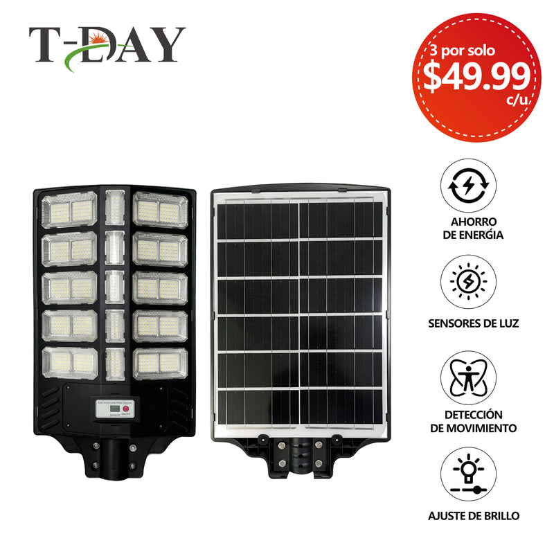 T-DAY Lámpara Solar mediana de ángulo amplio de 3000W