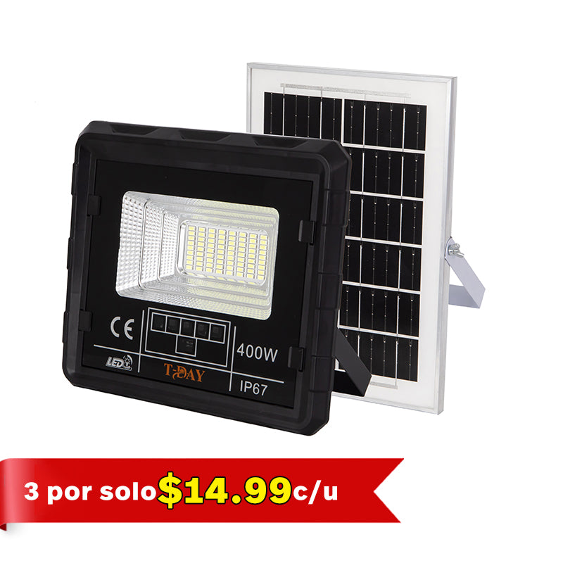 T-DAY Reflector Solar de 400W en ABS equipado con mando a distancia