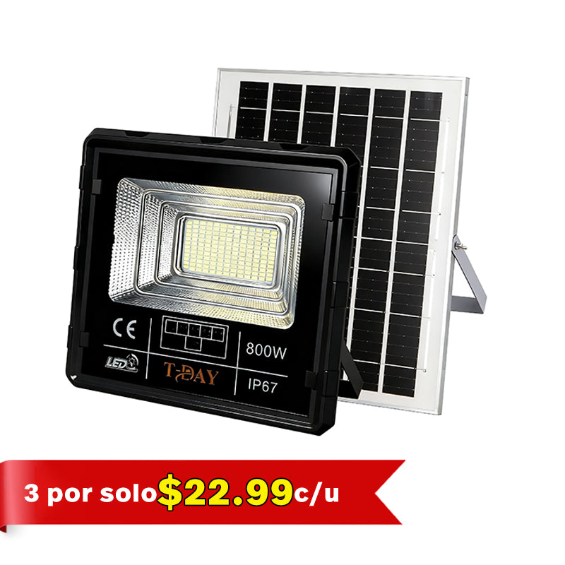 T-DAY Reflector Solar de 800W en ABS equipado con mando a distancia