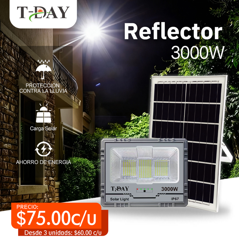 Reflector solar de aluminio 3000W - Serie Tiangong 1